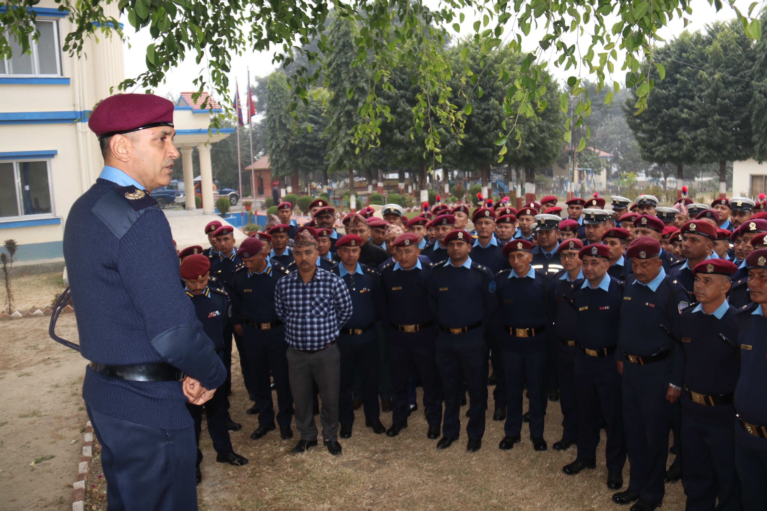 प्रदेश प्रहरी प्रमुखबाट जिल्ला प्रहरी कार्यालय उदयपुरको निरीक्षण “सुरक्षा समाजको मेरूदण्ड, प्रहरी सुरक्षाको मेरुदण्ड”